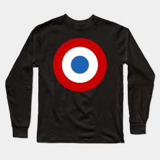 French Air Force Roundel Long Sleeve T-Shirt